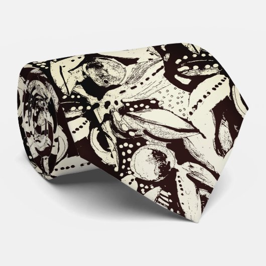 Cravate Pommes graphiques (Roulé)