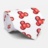 Cravate Pommes rouges sucrées et crêpes - Impression de fr (Roulé)