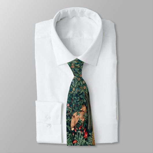 CRAVATE POMONA TENANT DES FRUITS EN VERDURE, ANIMAUX FORES (Attaché)