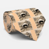 Cravate Pont couvert de Sepia (Roulé)