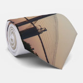 Cravate Pont de coucher du soleil (Roulé)