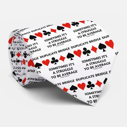 Cravate Pont en double Parfois c'est un combat d'être (Roulé)