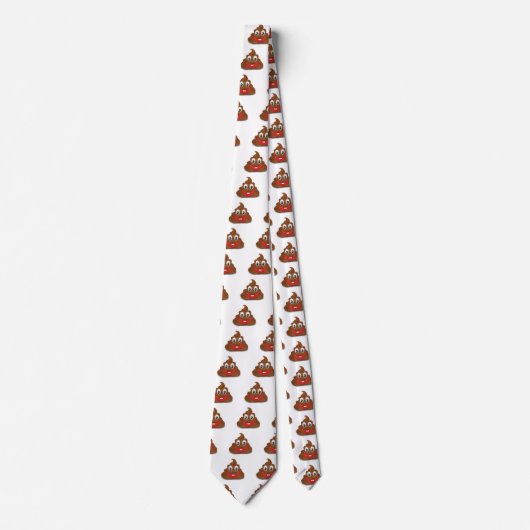 Cravate poo emojis (Devant)