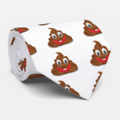 Cravate poo emojis (Roulé)