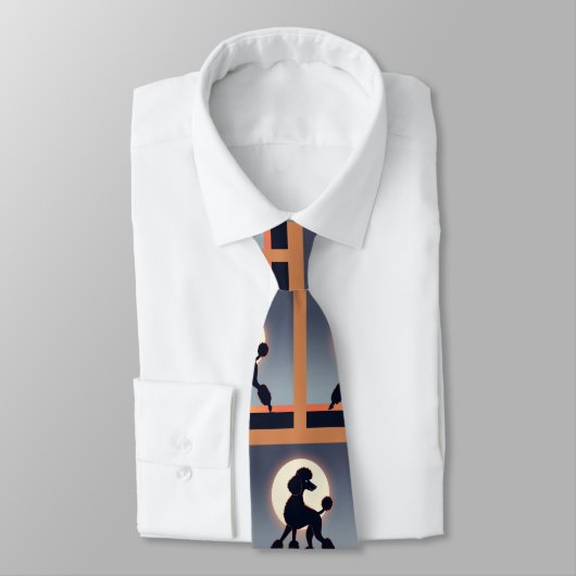 Cravate Poodle Necktie (Attaché)