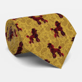 Cravate Poodles with Paisley Tie (Roulé)