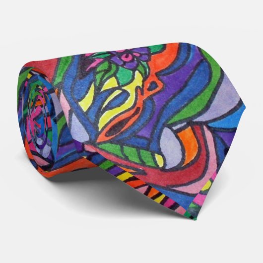 Cravate Pop art (Roulé)