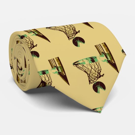 Cravate Pop Art Basket (Roulé)