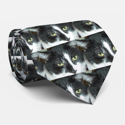 Cravate Pop Art Cat (Roulé)
