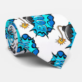 Cravate Pop Art Comic Style Bomb Boom! (Roulé)