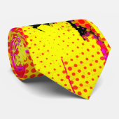 Cravate Pop Art Confetti (Roulé)