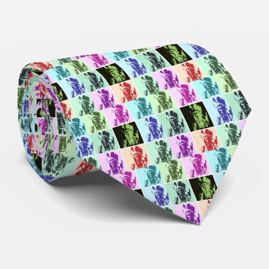 Cravate Pop Art Geronimo (Roulé)