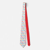 Cravate Pop Art Rainbow Diagonal Sticks Motif (Devant)