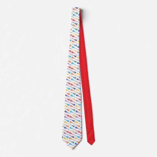 Cravate Pop Art Rainbow Diagonal Sticks Motif (Devant)
