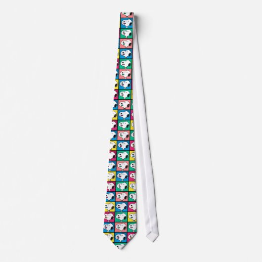 Cravate Pop Art Snoopy Lips | Mod pour vous Motif (Devant)