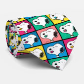 Cravate Pop Art Snoopy Lips | Mod pour vous Motif (Roulé)
