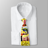 Cravate Pop-corn et Candy Apples (Attaché)