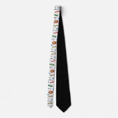 Cravate Pop Culture Comics Custom Necktie Tie (Dos)