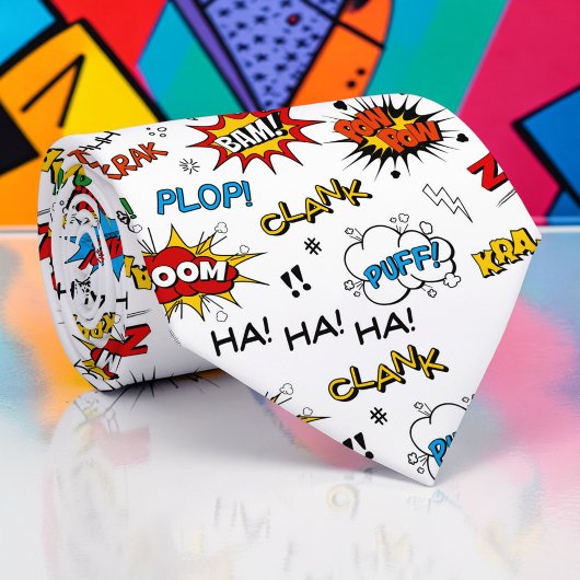 Cravate Pop Culture Comics Custom Necktie Tie