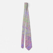 Cravate Pop de Pastel Colorful Encre d'alcool Abstraite (Dos)