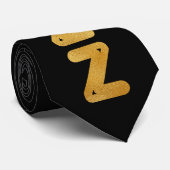 Cravate Pop Fizz Clink Typographie moderne (Roulé)