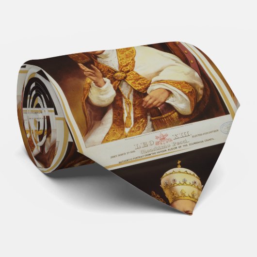 Cravate Pope Leo XIII Vincenzo Gioacchino Luigi Pecci (Roulé)