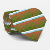 Cravate Poppies alive ! (Roulé)