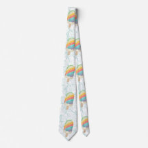 Popsicle arc-en-ciel et tourbillons Turquoises