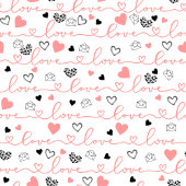 Cravate Popular Now Men’s Love Lettering Heart Tie