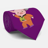 Cravate Porc de disco (Roulé)