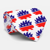 Cravate Porc-épic de liberté (Roulé)