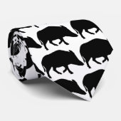 Cravate Porc sauvage - verrat (Roulé)