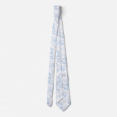 Cravate Porcelaine bleu clair Chic Mariage Groomsmen Cadea (Dos)