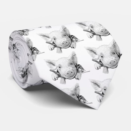 Cravate Porcelet (Roulé)