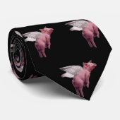 Cravate Porcs de vol (Roulé)