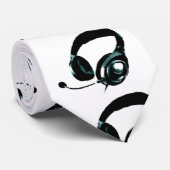 Cravate Porte-casque Pop Art (Roulé)