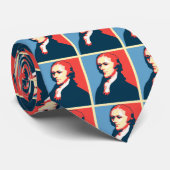 Cravate Portrait d'art de bruit d'Alexander Hamilton (Roulé)