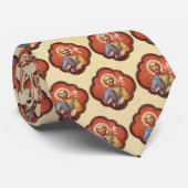Cravate Portrait de Saint-Joseph dans un cou octofoil (TF (Roulé)