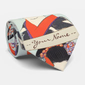 Cravate Portrait des beaux-arts de Japonais de Maiko (Roulé)