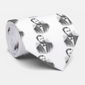 Cravate Portrait illustratif d'Ulysses S. Grant (Roulé)