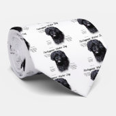 Cravate Portugais de l'histoire des chiens d'eau Design (Roulé)