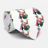 Cravate Poseidon, Dieu grec de la mer tenant Trident (Roulé)