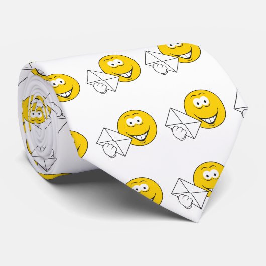 Cravate Postal Mailman Face (Roulé)