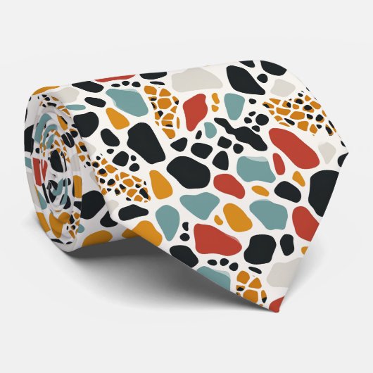 Cravate Poster de animal moderne et coloré (Roulé)