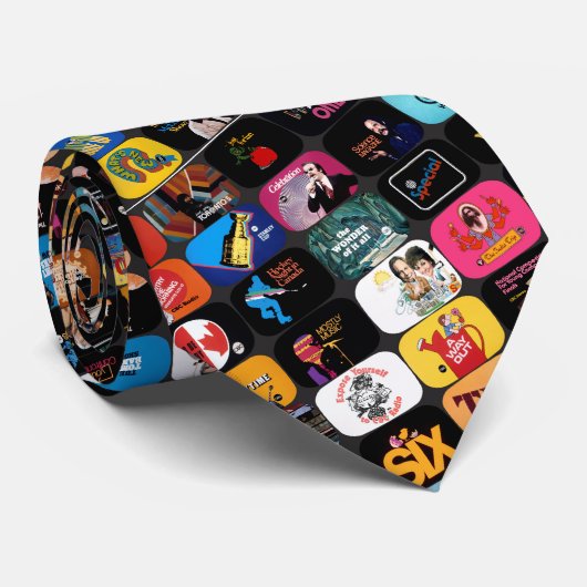 Cravate Poster de logos et de graphismes CBC (Roulé)