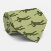 Cravate Pot de sniper pour hommes de l'Armée verte (Roulé)