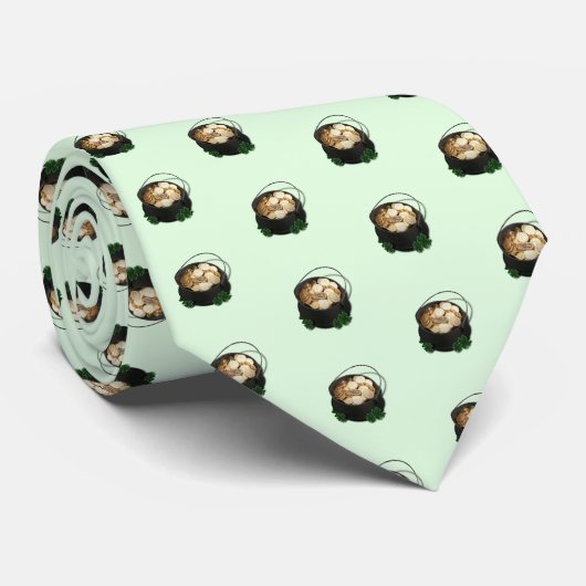 Cravate Pot of Gold St. Patrick's Day (Roulé)