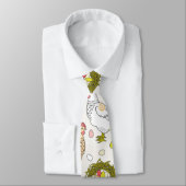 Cravate Poules, oeufs et nids (Attaché)