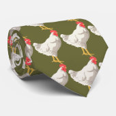 Cravate Poulet blanc (Roulé)