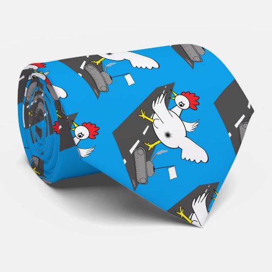 Cravate Poulet géant ! (Roulé)